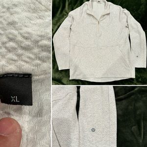 Lululemon At Ease 1/4 Zip Pullover XL